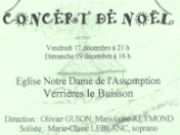 Concert de Noël 2004