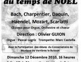 Affiche concert Dec 2010